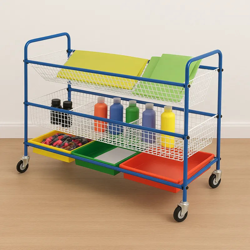 Metal Art Equipment Trolley-Metal Art Equipment Trolley