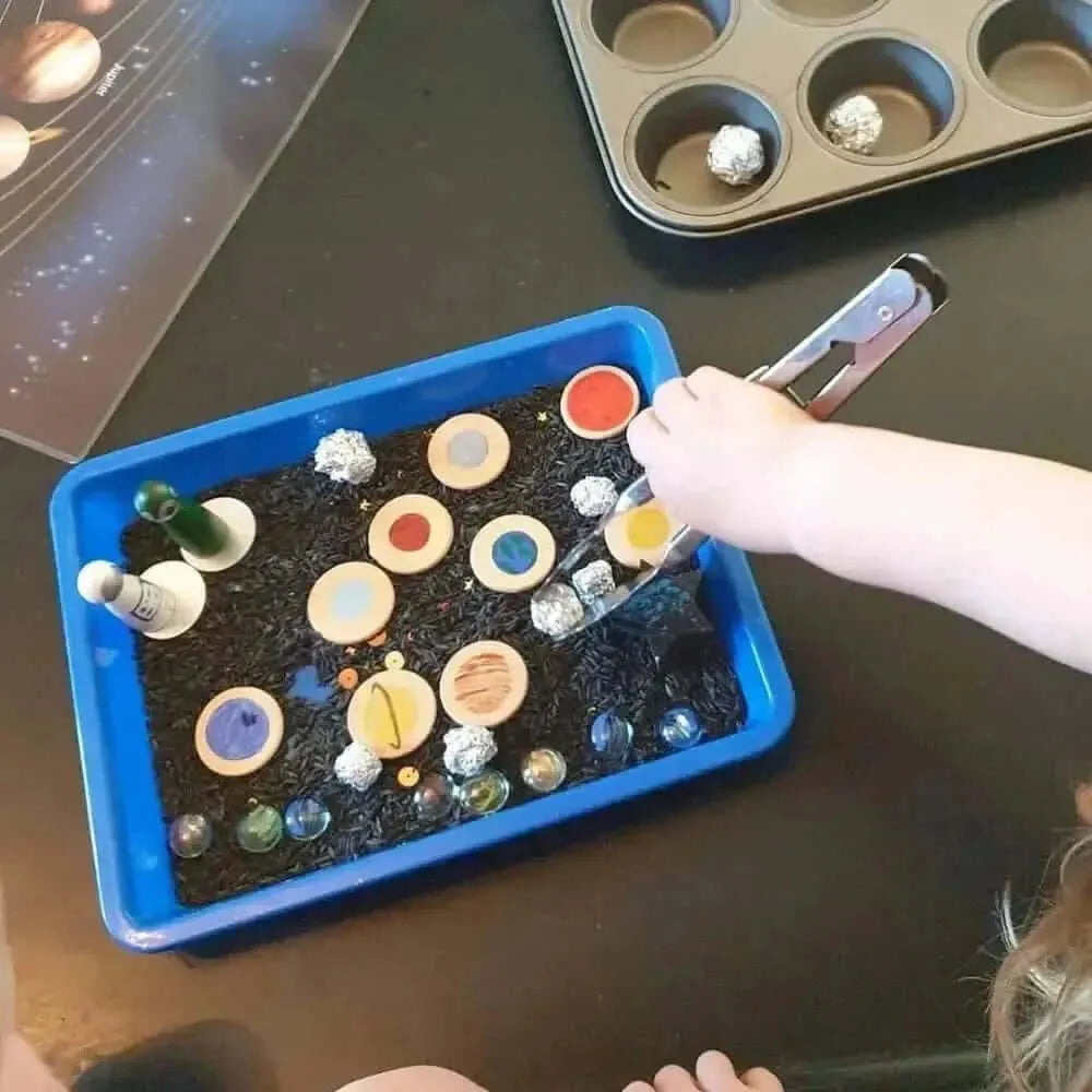 Metal Tweezer Tongs 8pk-Metal Tweezer Tongs 8pk