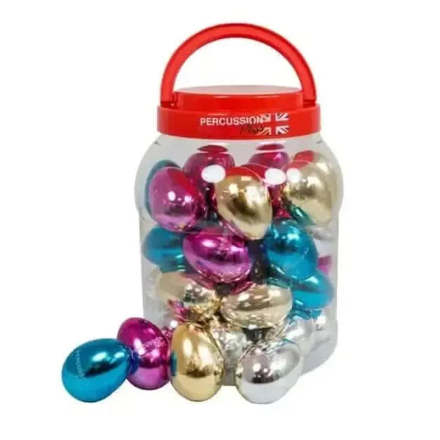 Metallic Egg Shakers Pack of 40-Metallic Egg Shakers Pack of 40