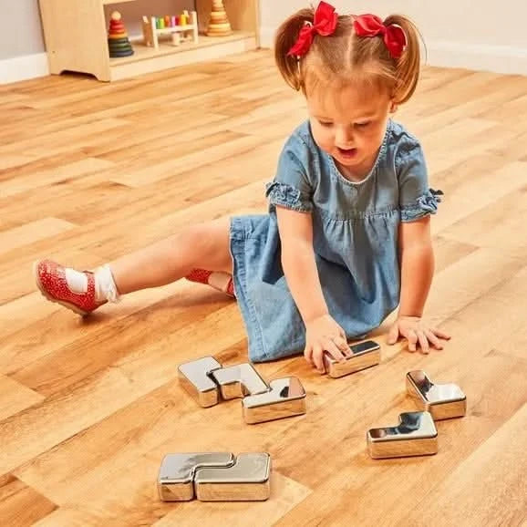 Metallic Jigsaw Blocks-Metallic Jigsaw Blocks