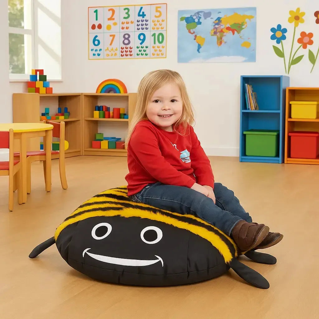 Mini Beast Busy Bee Cushion-Mini Beast Busy Bee Cushion