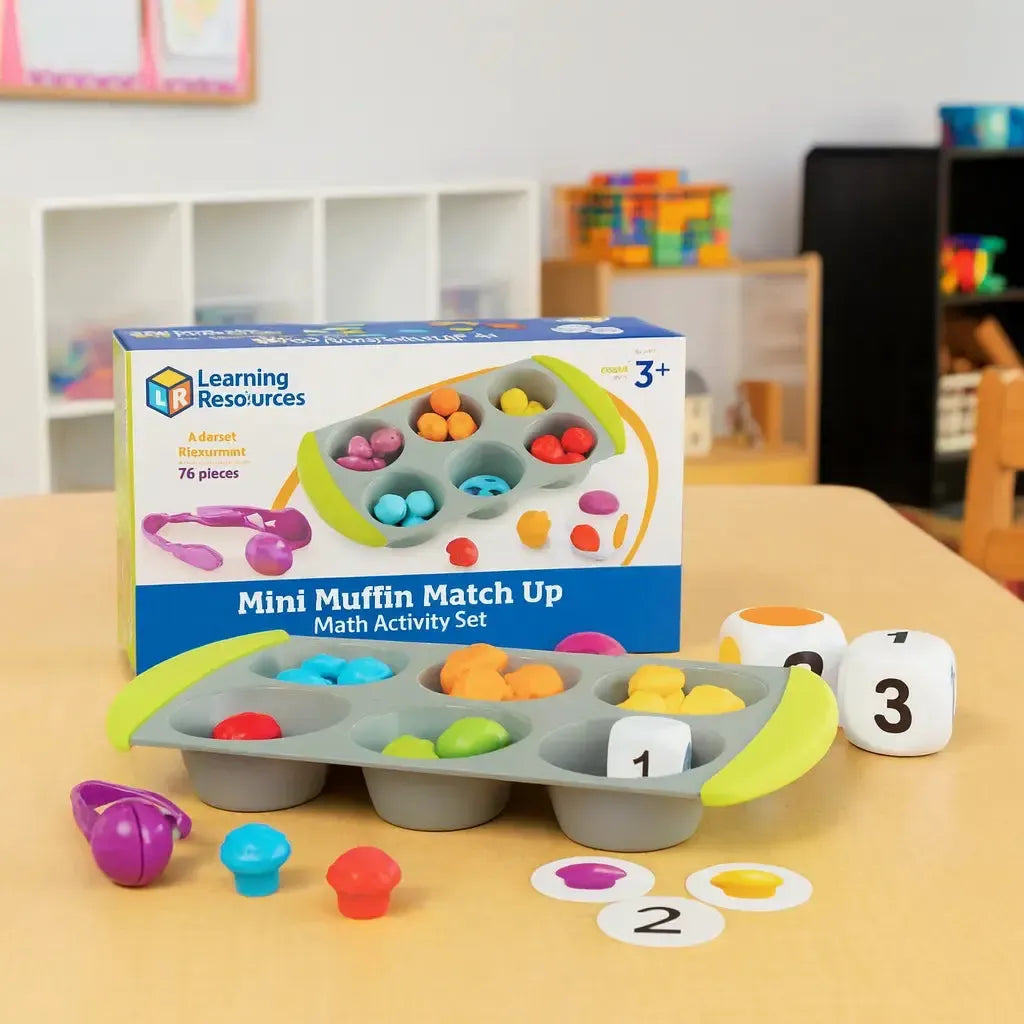 Mini Muffin Match Up Maths Activity Set-Mini Muffin Match Up Maths Activity Set