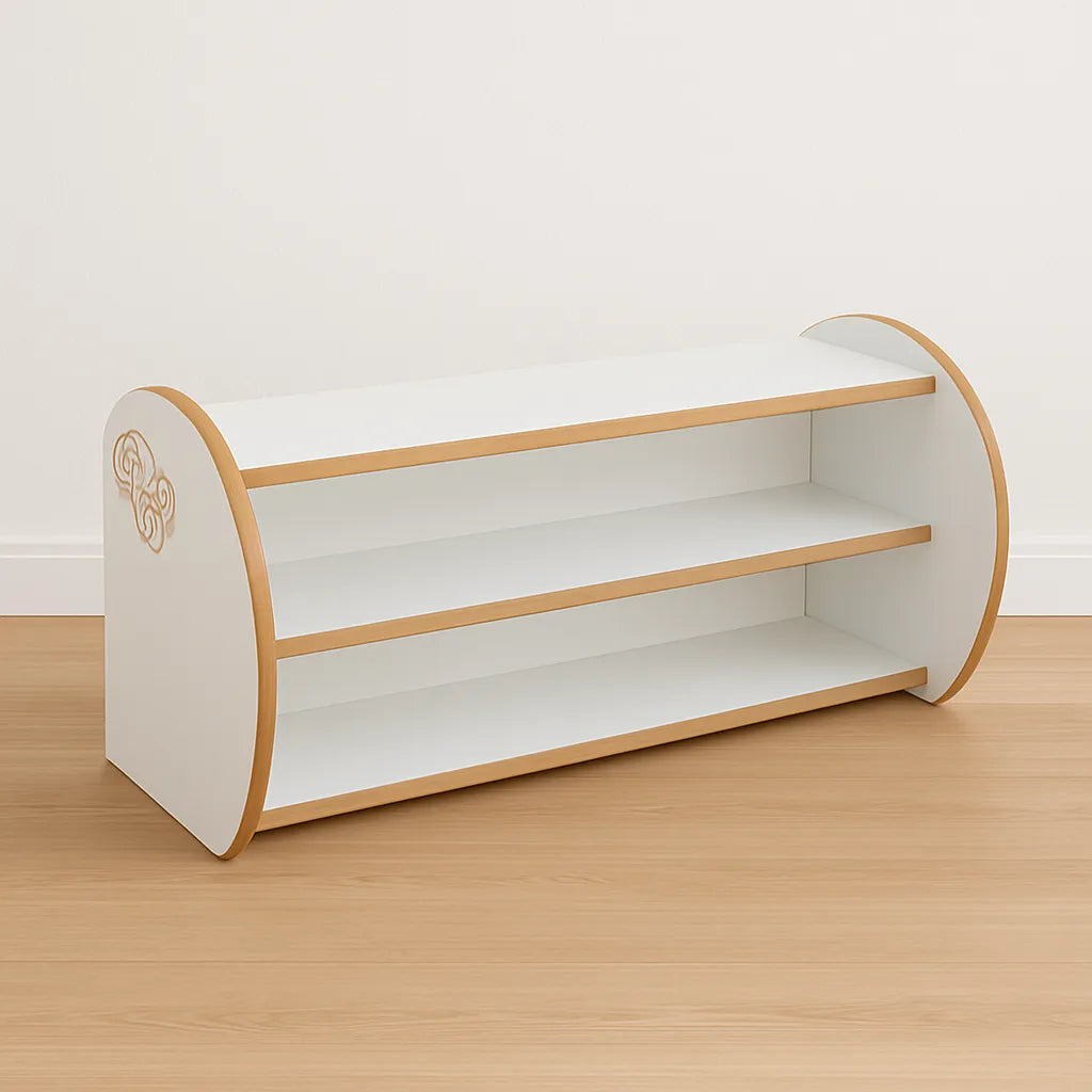 Mini Range Toddler Nursery 2 Shelf Unit-Mini Range Toddler Nursery 2 Shelf Unit