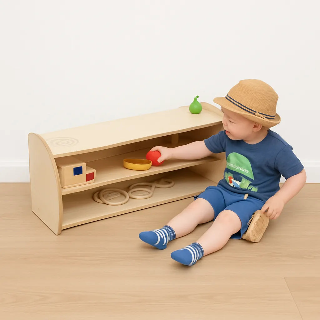 Mini Range Toddler Nursery 2 Shelf Unit-Mini Range Toddler Nursery 2 Shelf Unit
