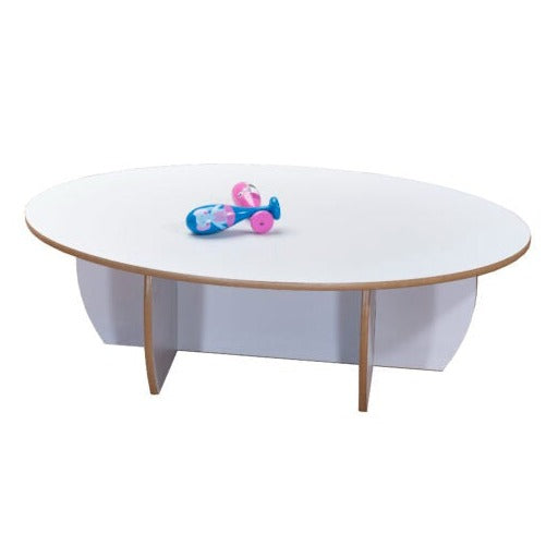 Mini Range Toddler Nursery Table 300mm, Our Mini Table is great for children to use as a work table due to its height. Our Mini Table is great for toddlers to use as a play table due to its low height. Can also be used alongside our Mini Chairs, manufactured from 15mm covered MDF with rounded bull-nosed edges. Manufactured from 15mm covered MDF with rounded bull-nosed edges. A taller version of our S-0380 mini table. Suitable for under 3's. The table is shown in the pictures with matching mini chairs which 