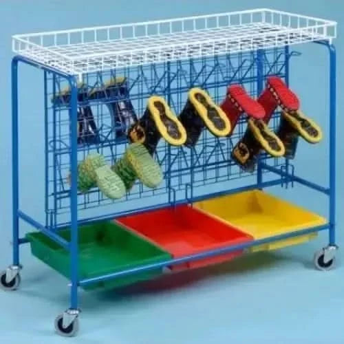 Mobile Wellie Storage Trolley-Mobile Wellie Storage Trolley