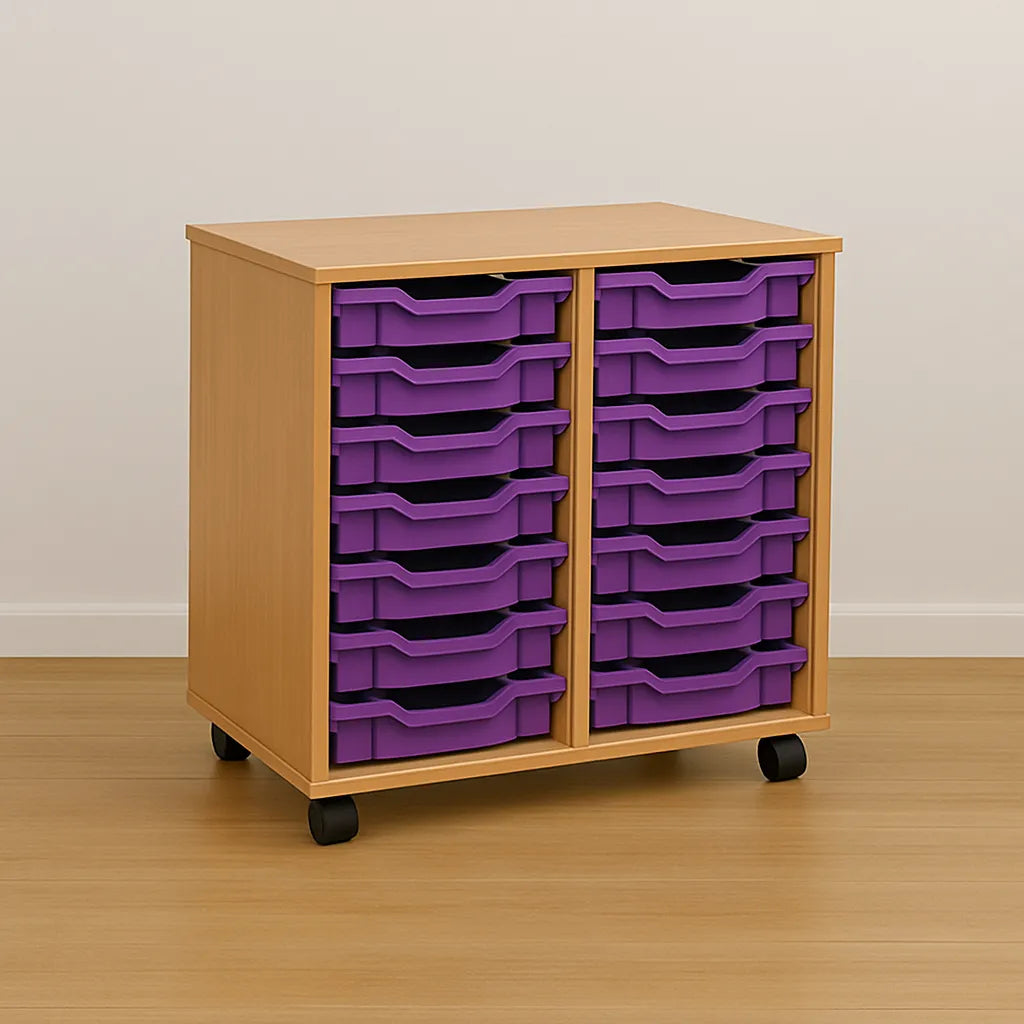 Monarch 12 Single Tray Classroom Storage Unit-Monarch 12 Single Tray Classroom Storage Unit