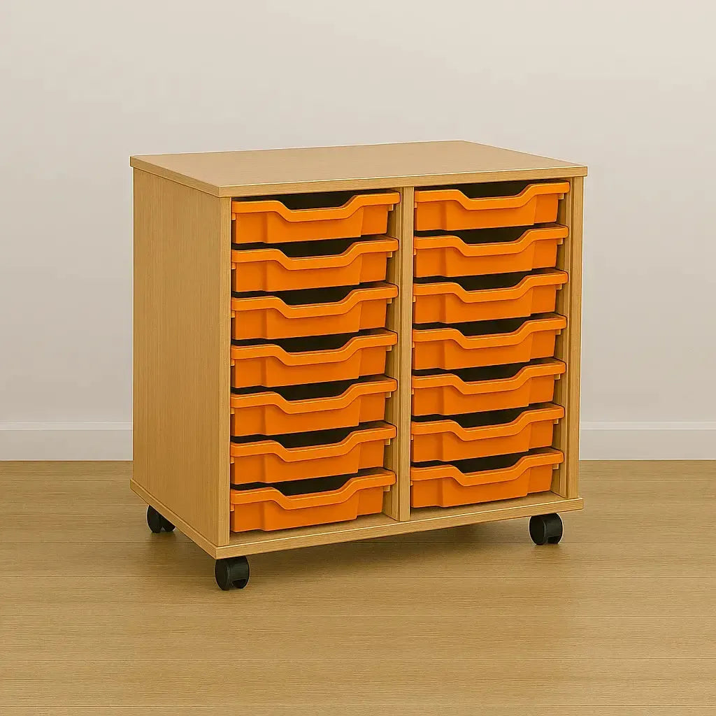 Monarch 12 Single Tray Classroom Storage Unit-Monarch 12 Single Tray Classroom Storage Unit