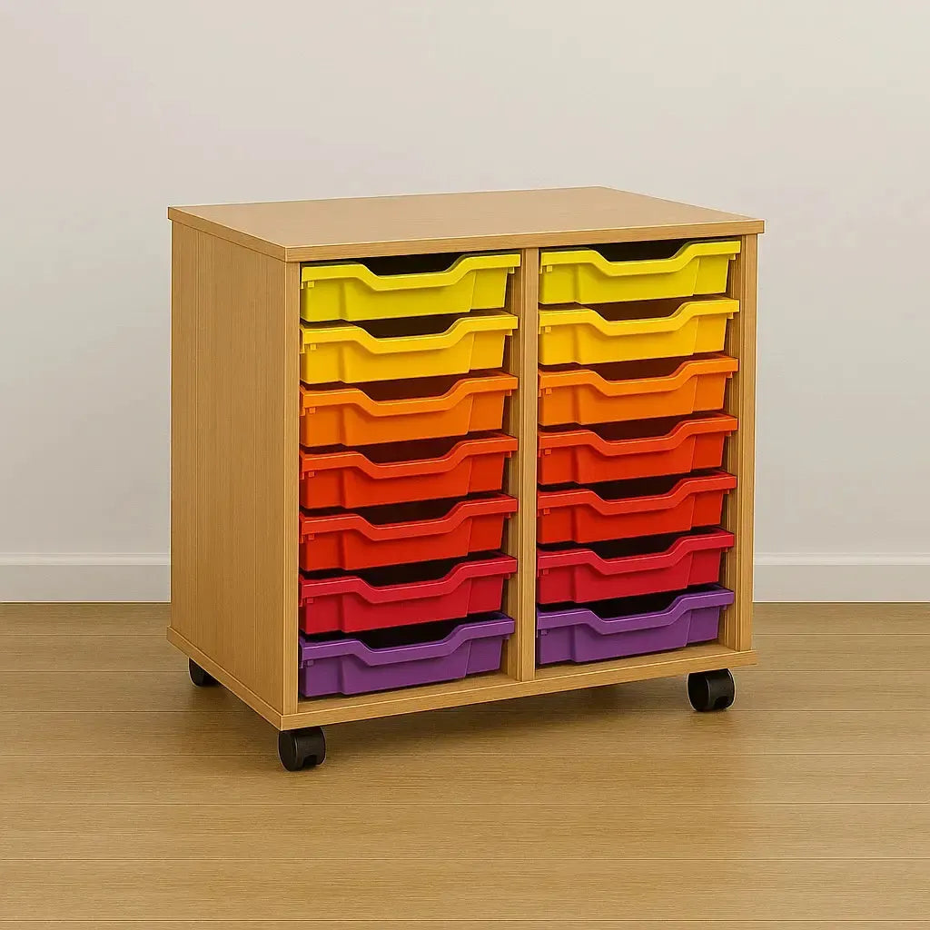 Monarch 12 Single Tray Classroom Storage Unit-Monarch 12 Single Tray Classroom Storage Unit