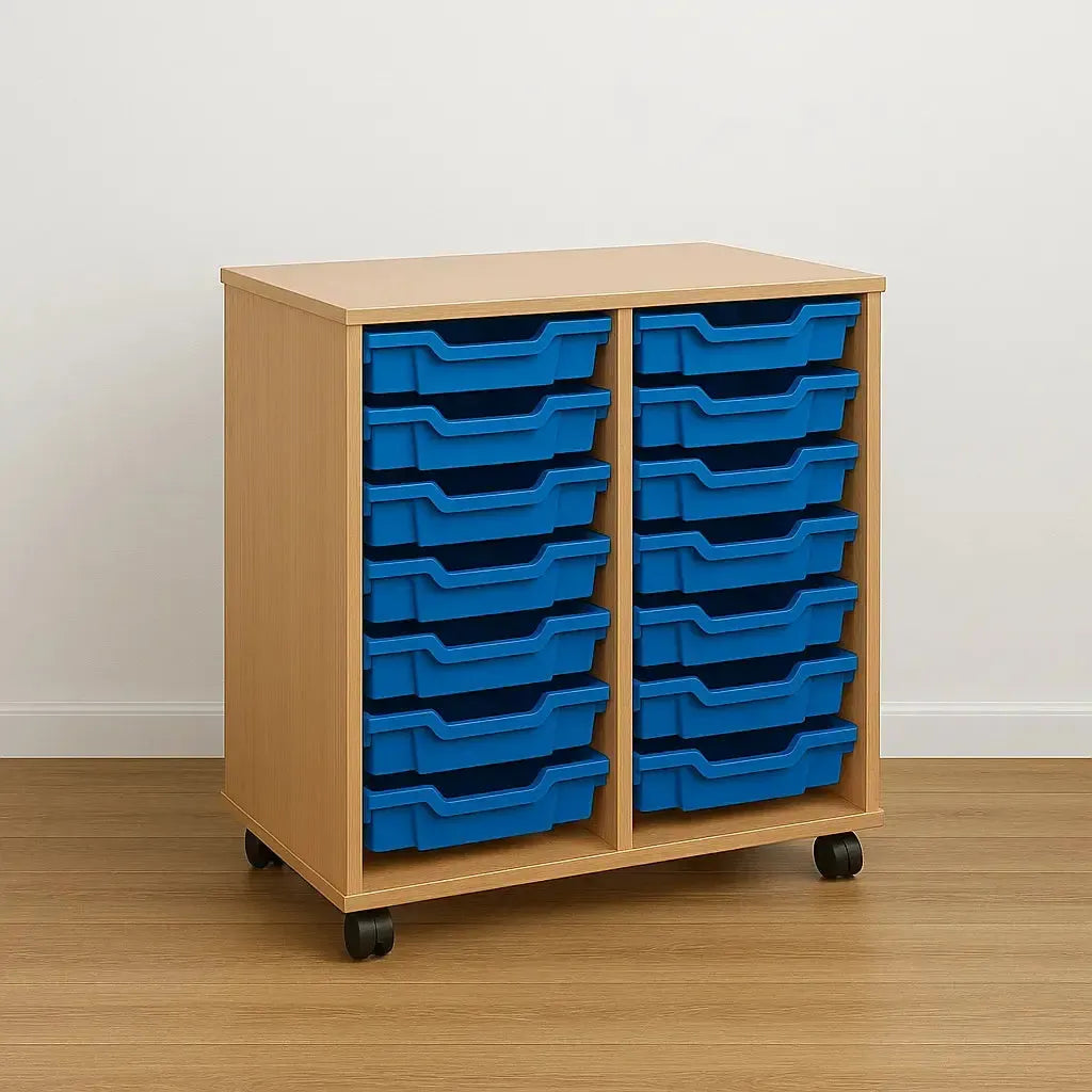 Monarch 16 Single Tray Classroom Storage Unit-Monarch 16 Single Tray Classroom Storage Unit