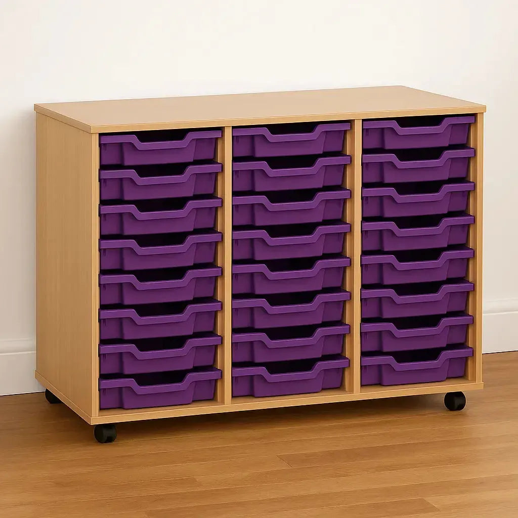 Monarch 24 Single Tray Classroom Storage Unit-Monarch 24 Single Tray Classroom Storage Unit