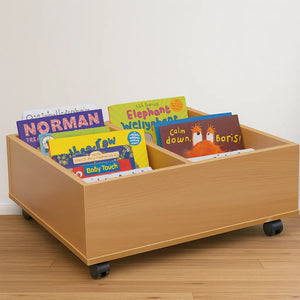 Monarch 4 Bay Kinderbox With Castors-Monarch 4 Bay Kinderbox With Castors