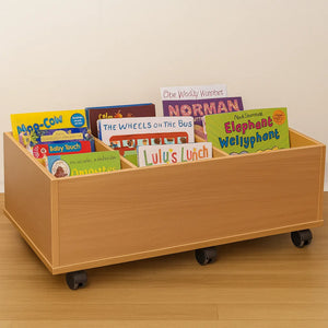 Monarch 6 Bay Kinderbox With Castors-Monarch 6 Bay Kinderbox With Castors