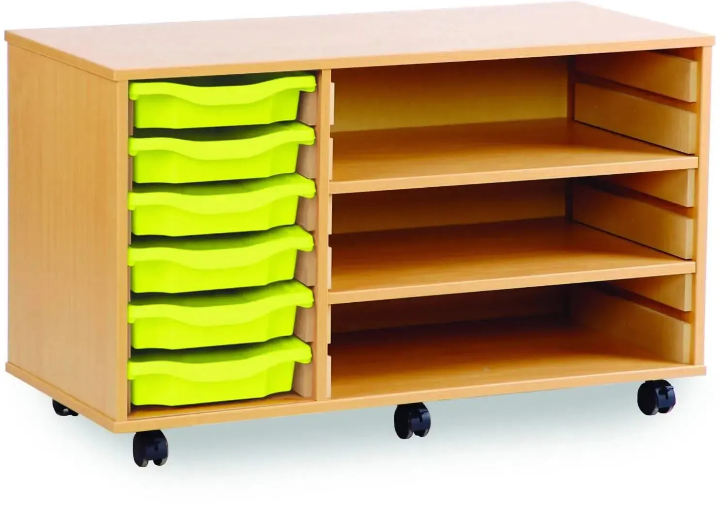 Monarch 6 Shallow Tray Unit with 2 Adjustable Shelves-Monarch 6 Shallow Tray Unit with 2 Adjustable Shelves