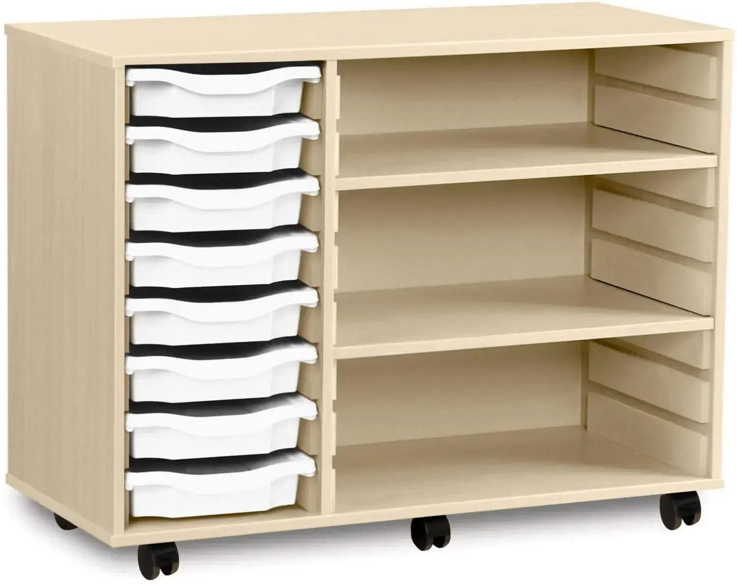 Monarch 8 Shallow Tray Unit with 2 Adjustable Shelves-Monarch 8 Shallow Tray Unit with 2 Adjustable Shelves