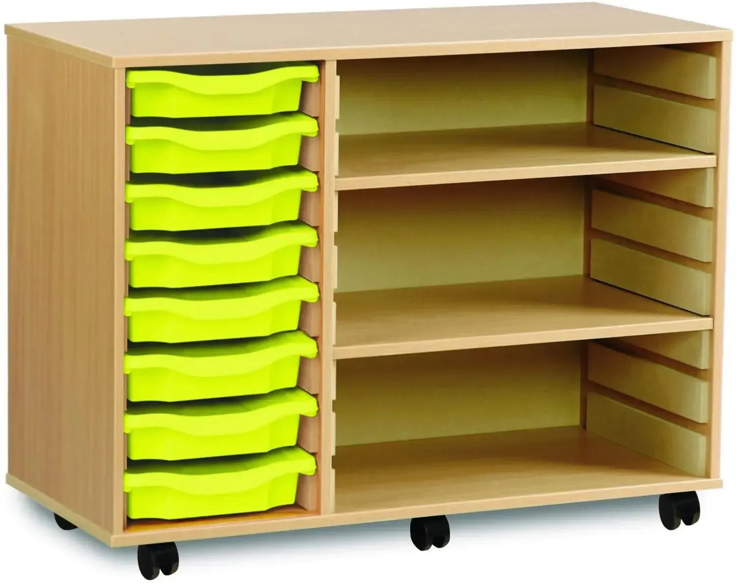 Monarch 8 Shallow Tray Unit with 2 Adjustable Shelves-Monarch 8 Shallow Tray Unit with 2 Adjustable Shelves