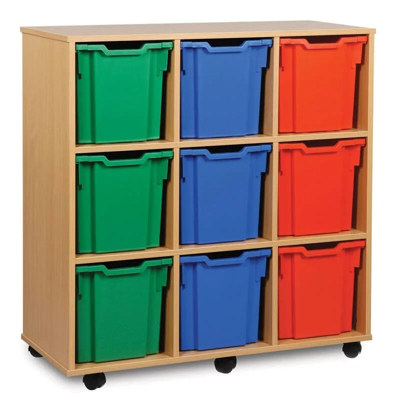 Monarch 9 Quad Tray Classroom Storage Unit-Monarch 9 Quad Tray Classroom Storage Unit