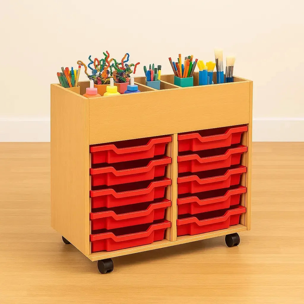 Monarch Mobile Artbox Library Book Storage Unit-Monarch Mobile Artbox Library Book Storage Unit