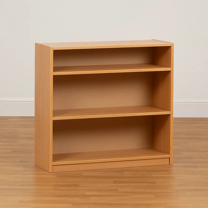 Monarch open bookcase with 2 adjustable shelves-Monarch open bookcase with 2 adjustable shelves