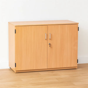 Monarch stock cupboard with 2 adjustable shelves-Monarch stock cupboard with 2 adjustable shelves