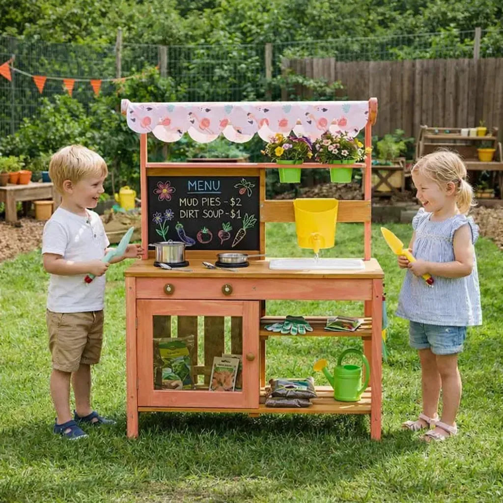 Mud Kitchen Pink-Mud Kitchen Pink