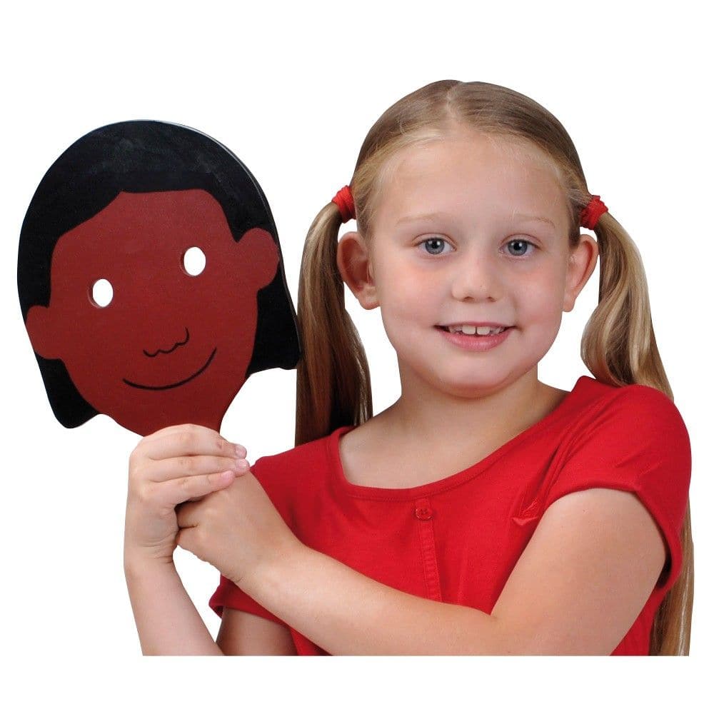 Multicultural Emotion Masks, The Multicultural Emotion Masks set is a must-have for anyone looking to enhance their role-playing experiences or engage in meaningful discussions about emotions. This remarkable 30-piece set is versatile and can be utilized in both group settings and individual play.This set includes 6 beautifully hand-painted masks representing various multicultural faces expressing a wide range of emotions. These masks are crafted with care and precision using high-quality tropical hardwood,