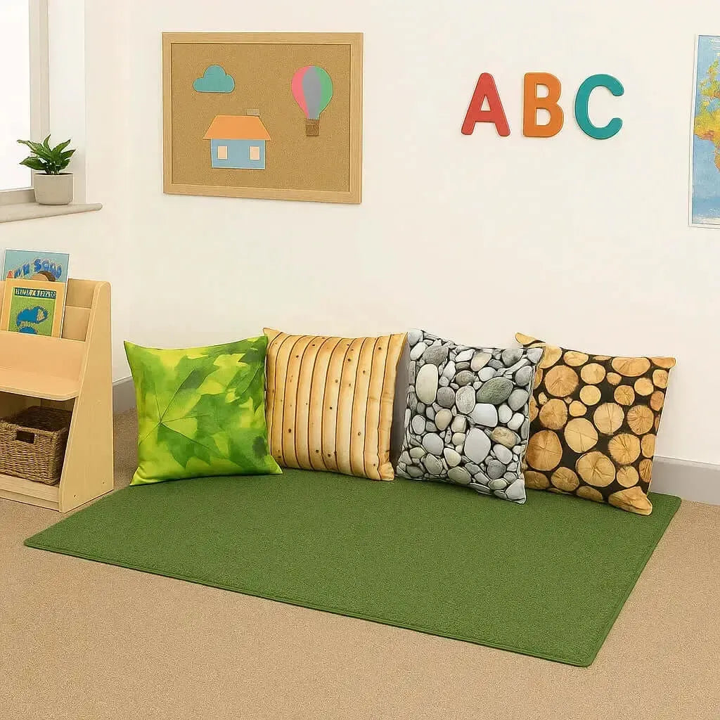 Natural Cushion Set Of 4-Natural Cushion Set Of 4