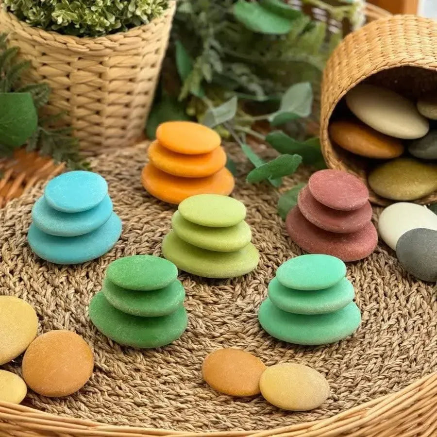 Natural Sorting Stones Nature Collection-Natural Sorting Stones Nature Collection