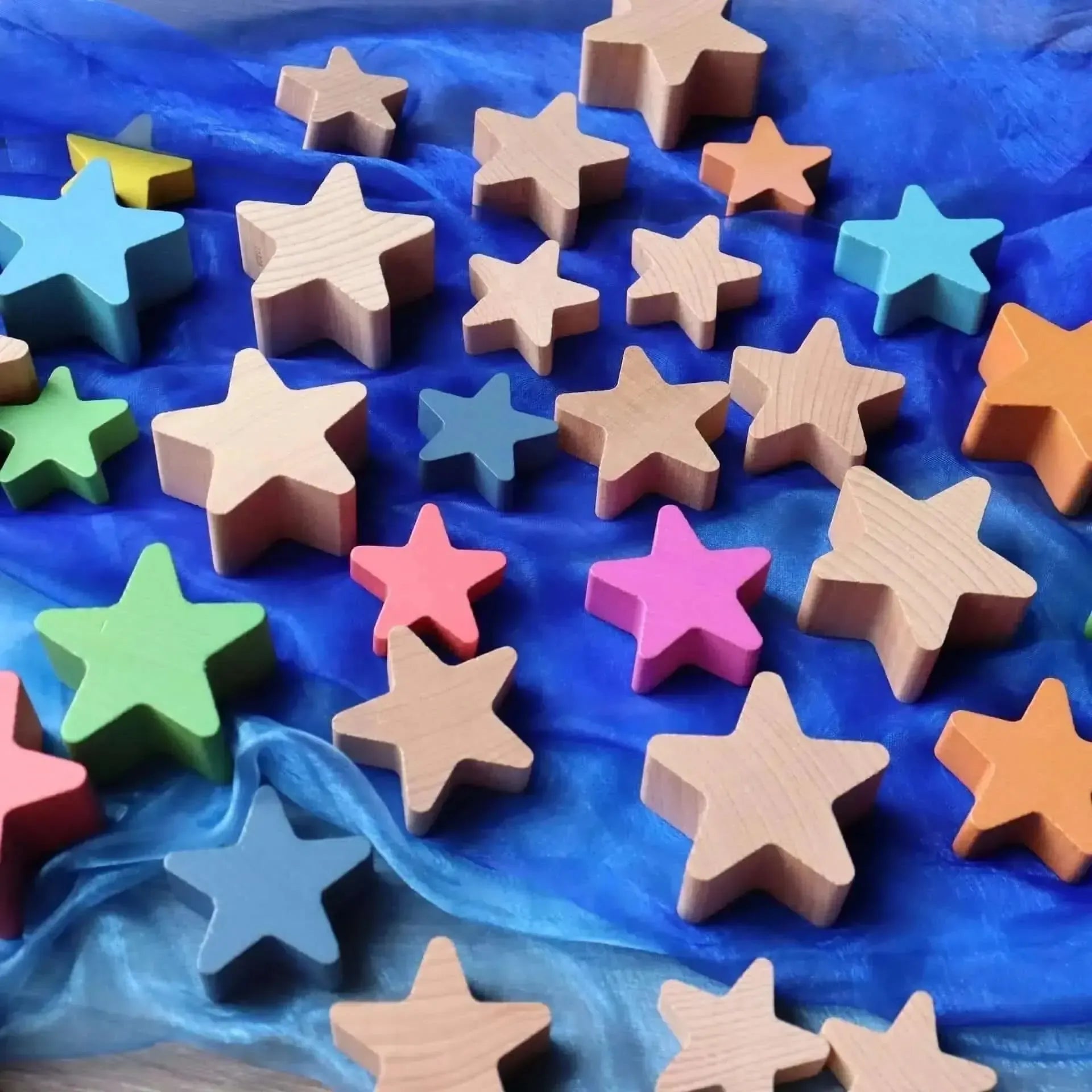 Natural Wooden Stars-Natural Wooden Stars
