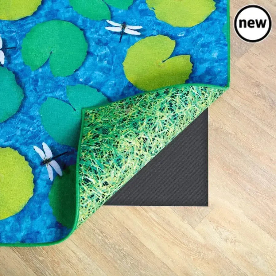 Natural World Grass and Lily Pads Carpet-Natural World Grass and Lily Pads Carpet