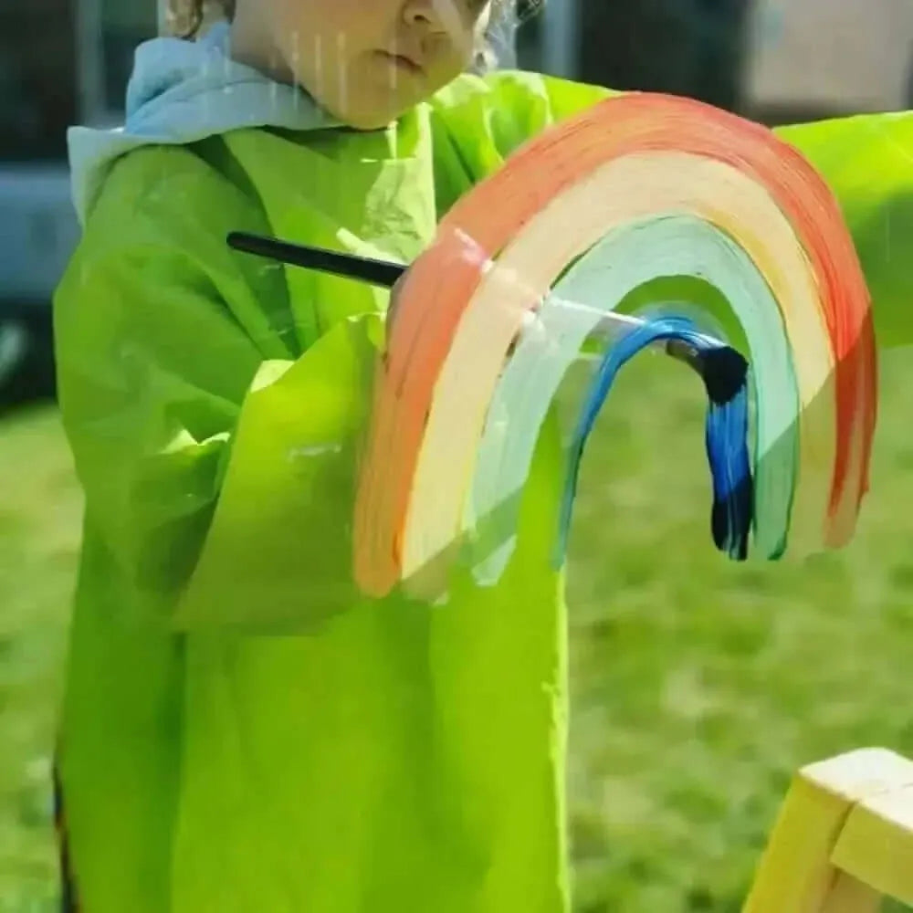 Nature Outdoor Acrylic Painting Window in Wooden Frame-Nature Outdoor Acrylic Painting Window in Wooden Frame