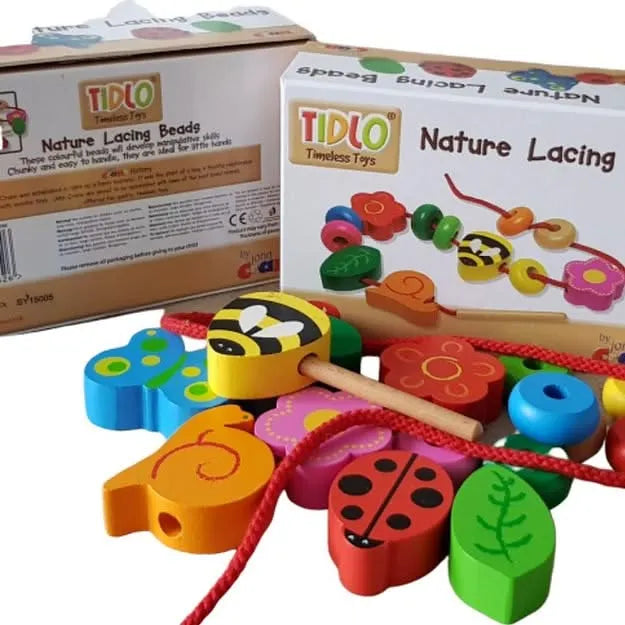Nature Wooden Lacing Beads-Nature Wooden Lacing Beads