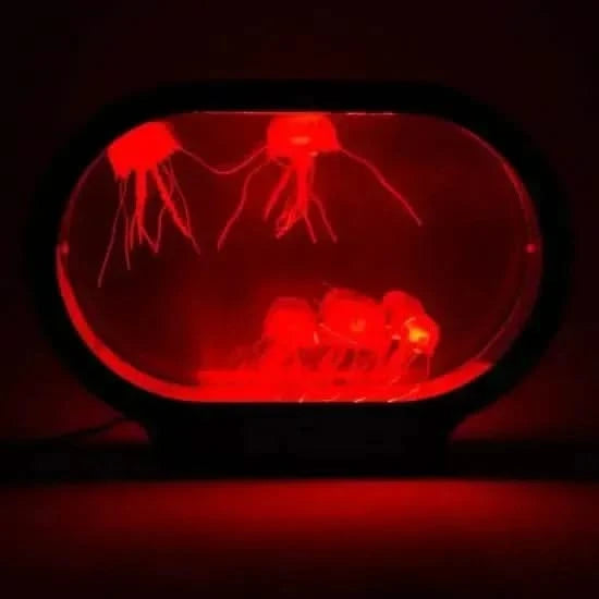 Neon Jellyfish Oval Tank Mood Light-Neon Jellyfish Oval Tank Mood Light