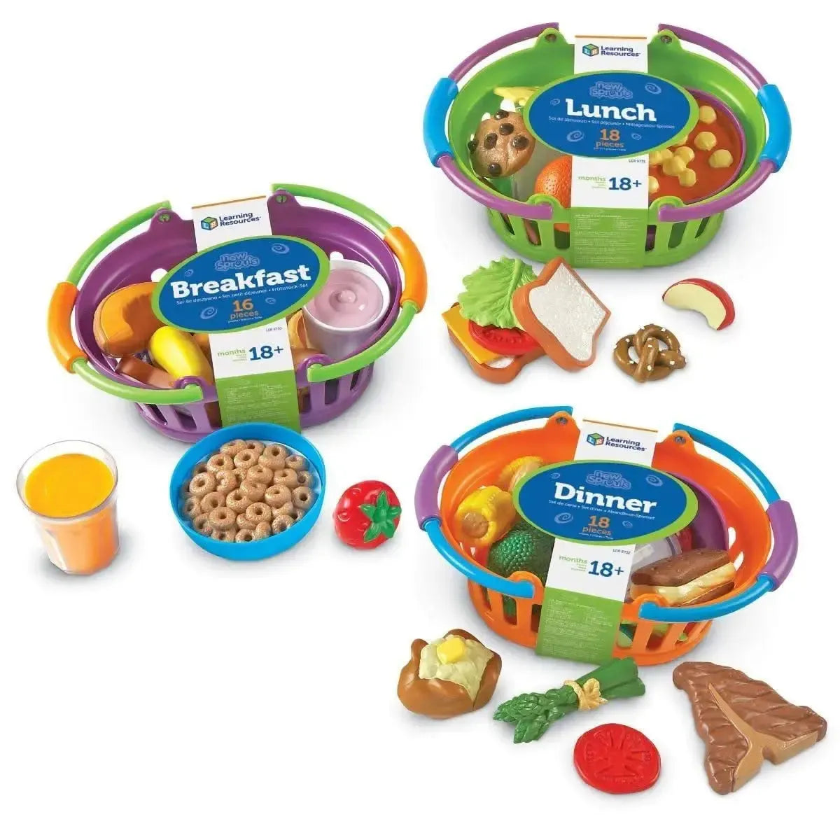 New Sprouts Breakfast, Lunch and Dinner Baskets-New Sprouts Breakfast, Lunch and Dinner Baskets
