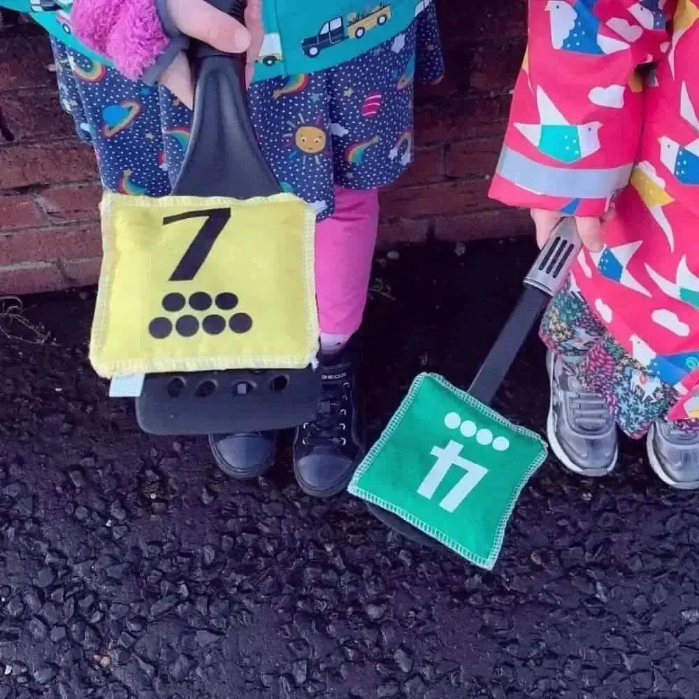 Number & Dot Bean Bags Pk10-Number & Dot Bean Bags Pk10