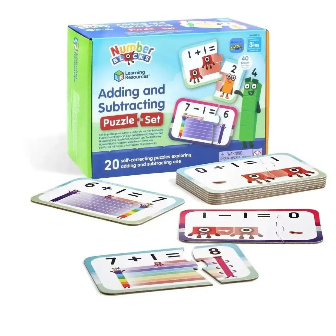 Numberblocks Adding and Subtracting Puzzle Set-Numberblocks Adding and Subtracting Puzzle Set