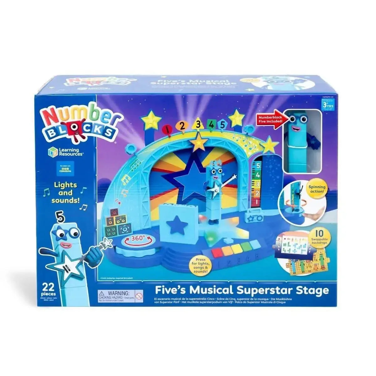 Numberblocks Five's Musical Superstar Stage-Numberblocks Five's Musical Superstar Stage