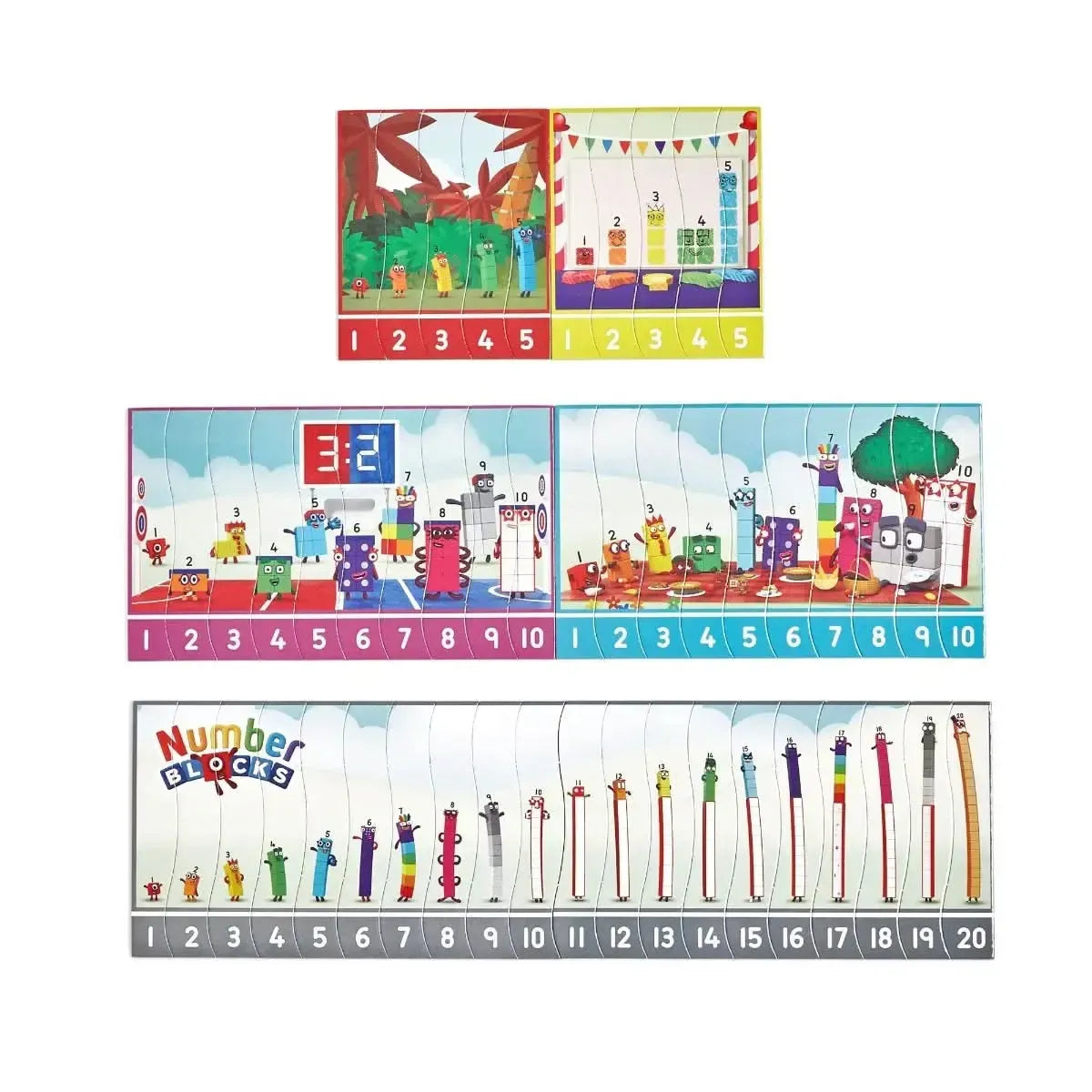 Numberblocks Sequencing Puzzle Set-Numberblocks Sequencing Puzzle Set