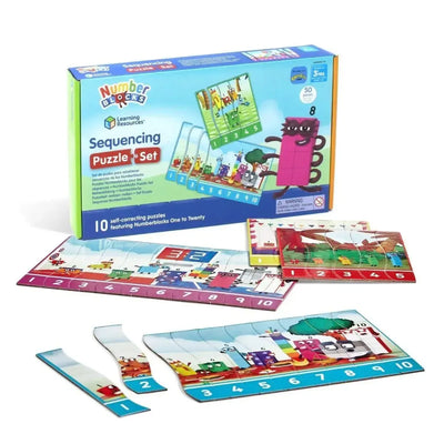 Numberblocks Sequencing Puzzle Set-Numberblocks Sequencing Puzzle Set