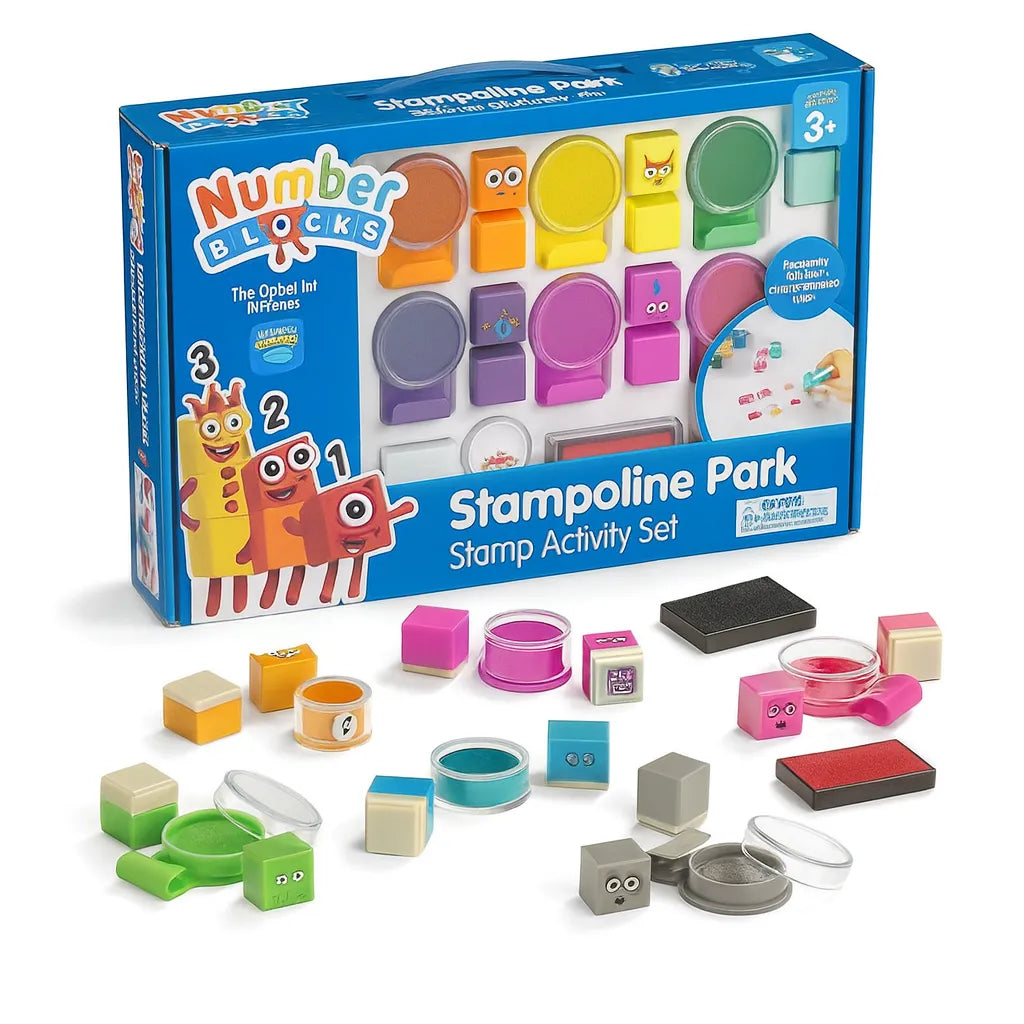 Numberblocks Stampoline Park Stamp Activity Set-Numberblocks Stampoline Park Stamp Activity Set