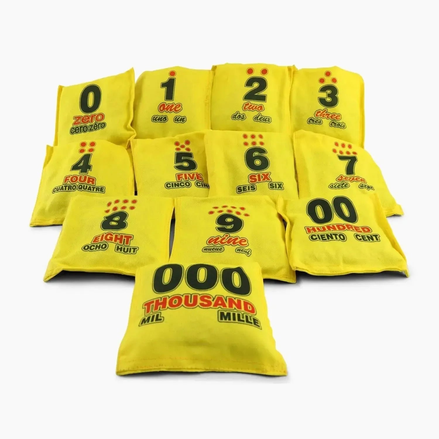 Numbered Bean Bags-Numbered Bean Bags