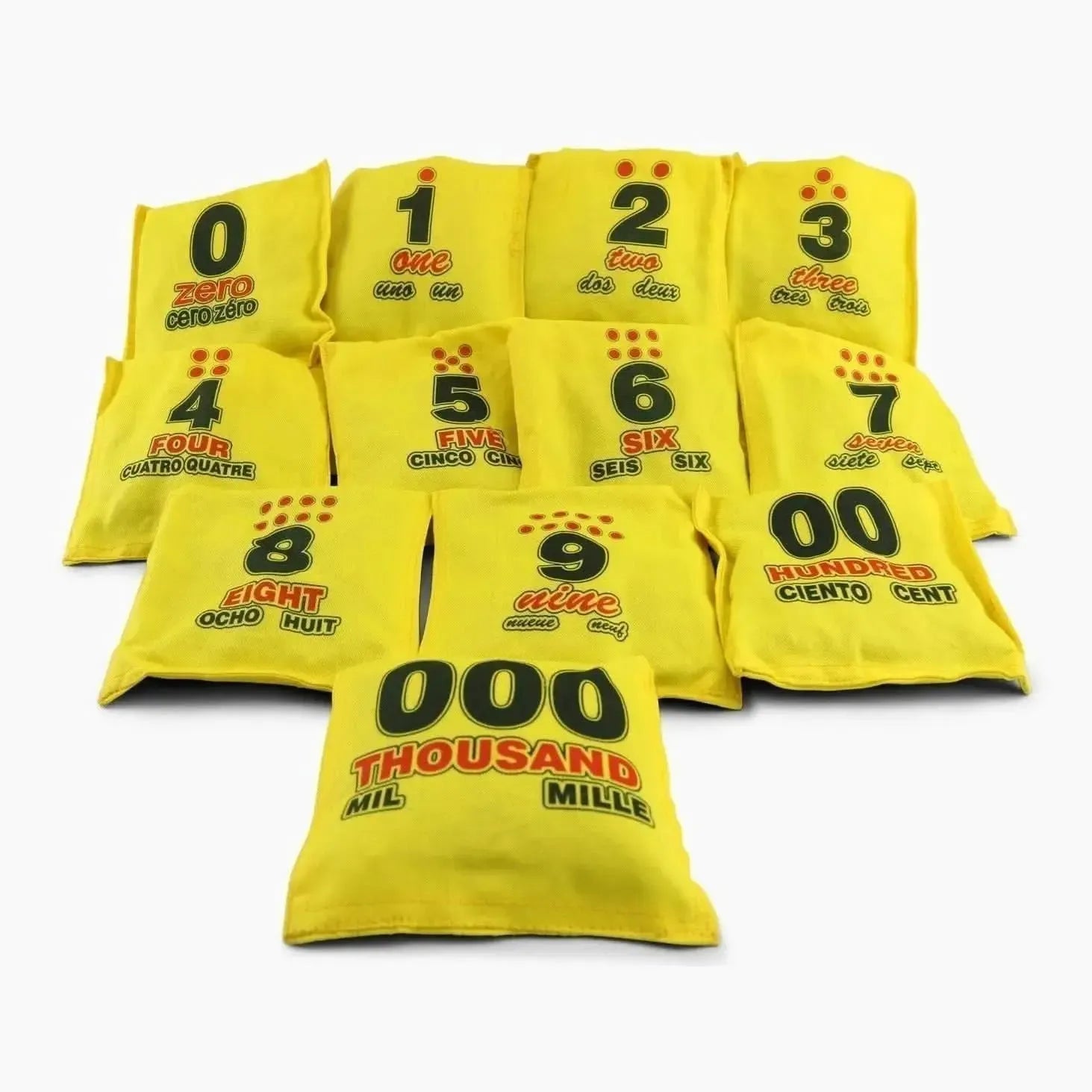 Numbered Bean Bags-Numbered Bean Bags