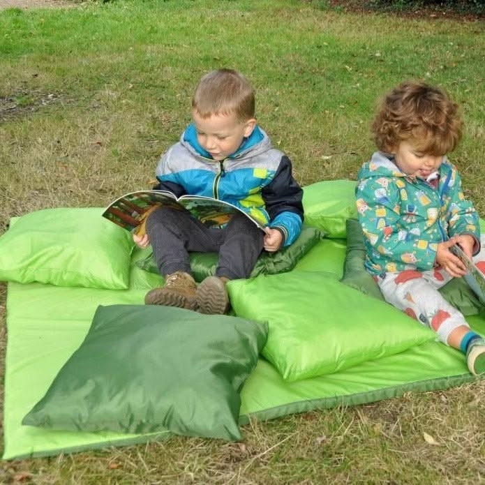 Outdoor Mat and Cushion Set-Outdoor Mat and Cushion Set