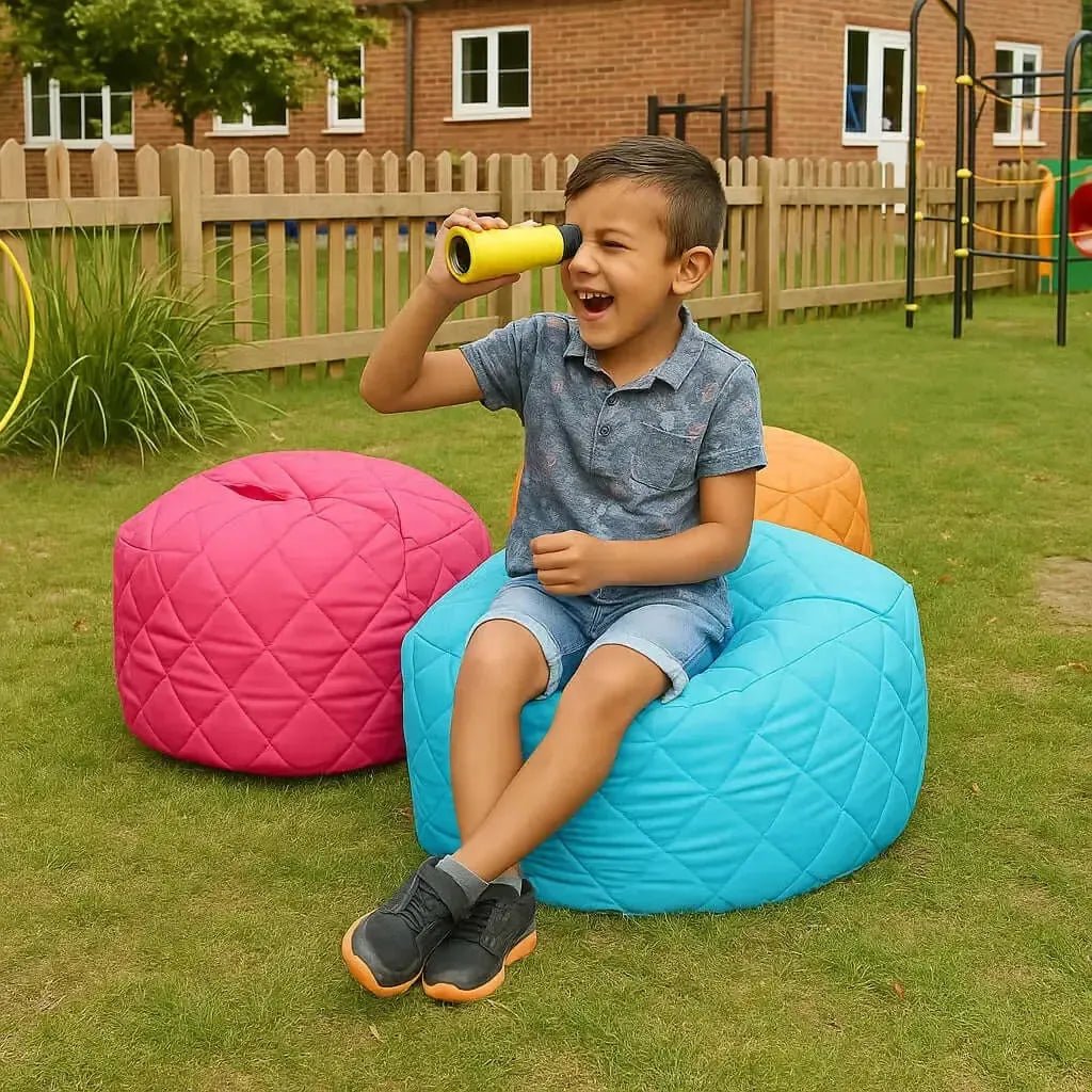 Outdoor Quilted Beanbags 4pk-Outdoor Quilted Beanbags 4pk