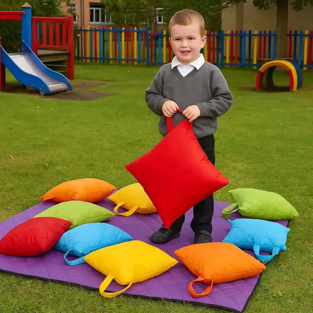 Outdoor Quilted Carry Cushions 10 pack-Outdoor Quilted Carry Cushions 10 pack