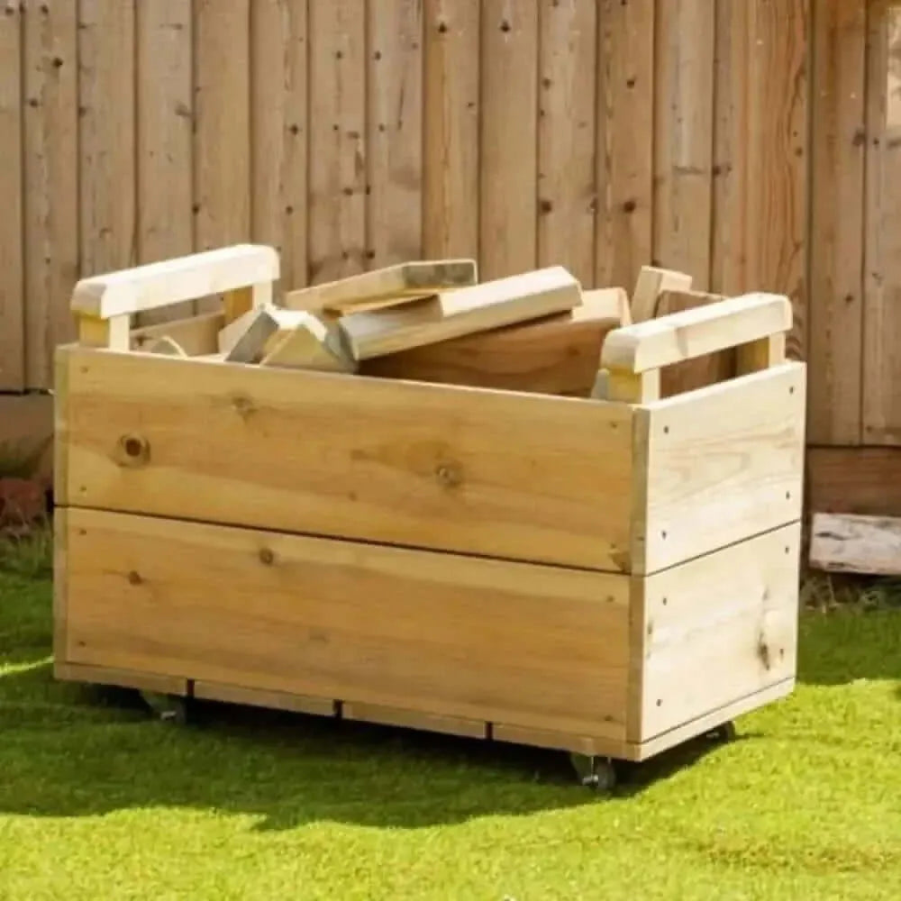 Outdoor Storage Cart with Cover-Outdoor Storage Cart with Cover