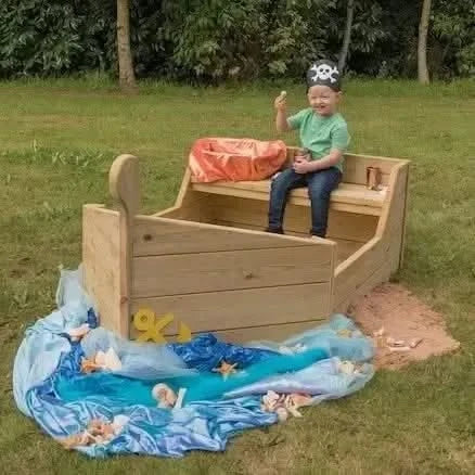 Outdoor Wooden Adventure Boat-Outdoor Wooden Adventure Boat