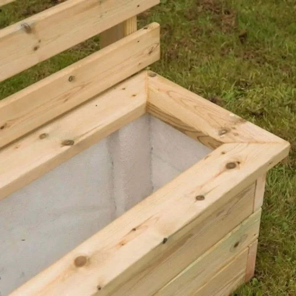 Outdoor Wooden Archway Planter-Outdoor Wooden Archway Planter