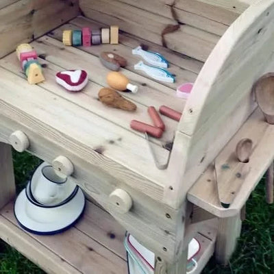 Outdoor Wooden BBQ-Outdoor Wooden BBQ
