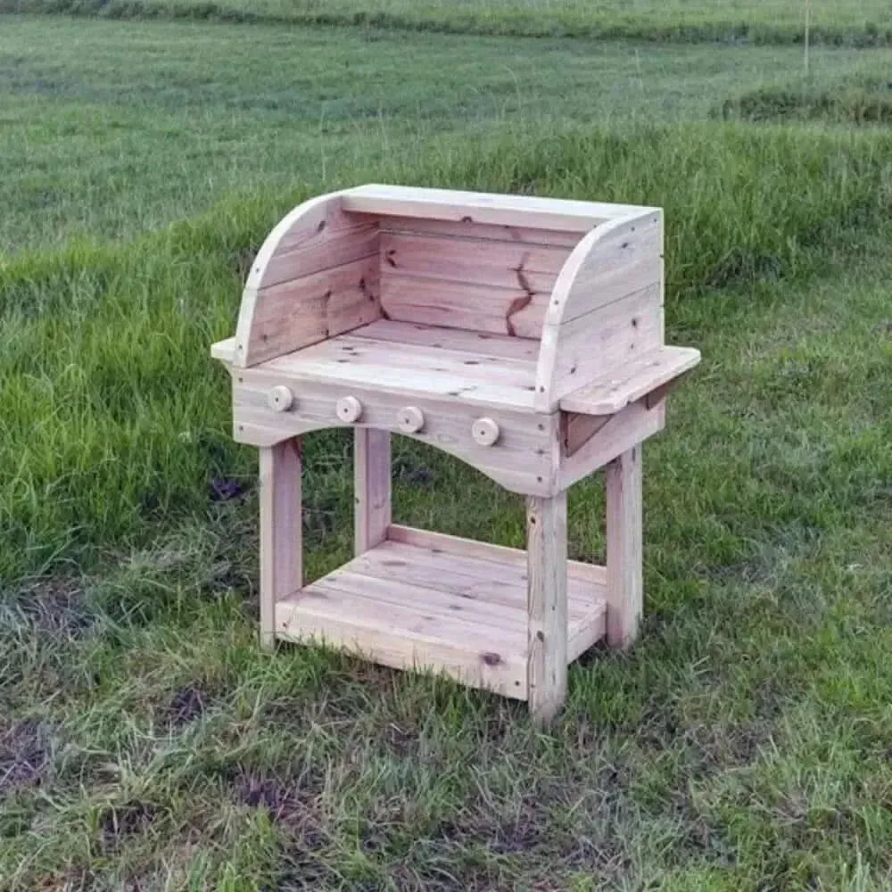 Outdoor Wooden BBQ-Outdoor Wooden BBQ